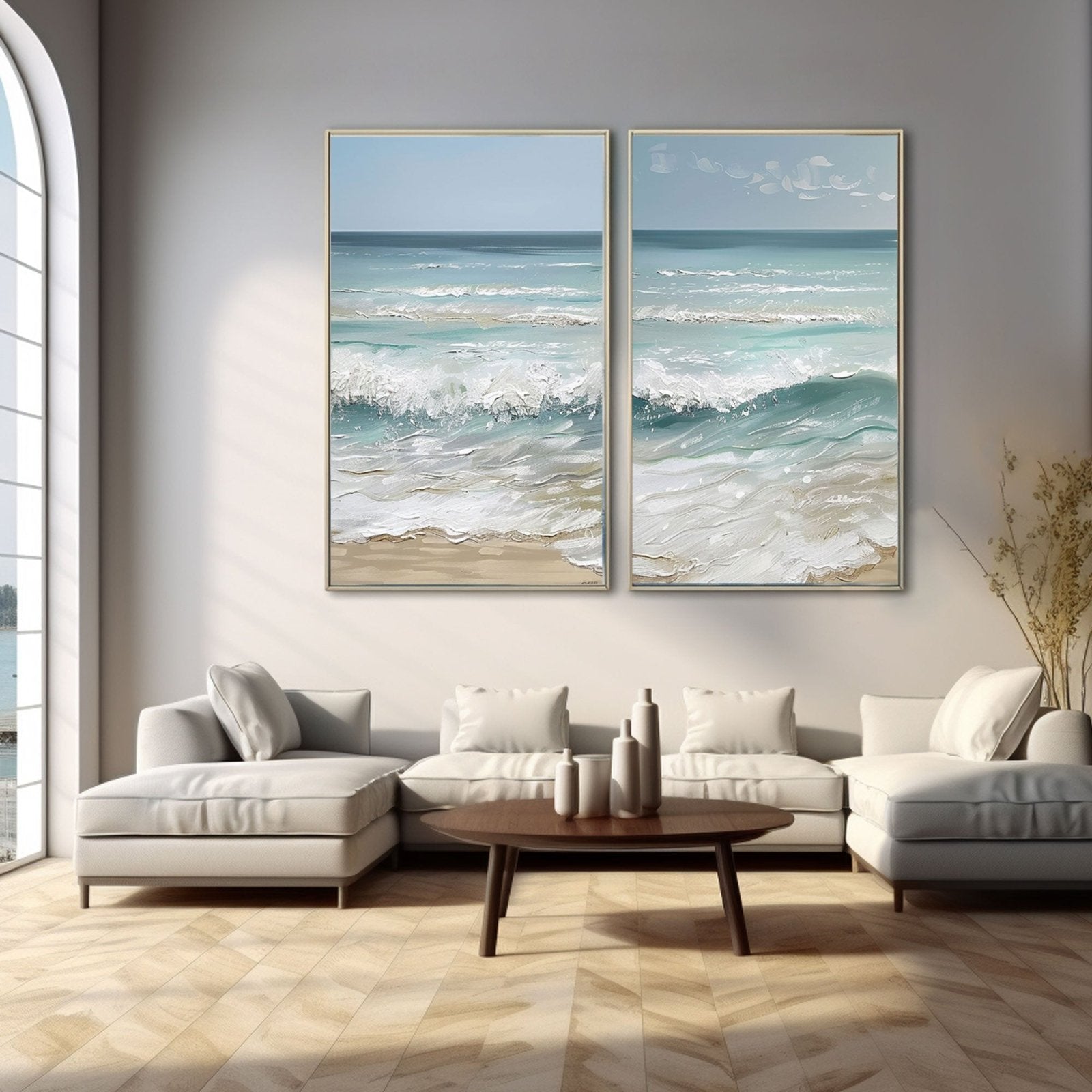 Plaster Painting "Lovers' Tide"