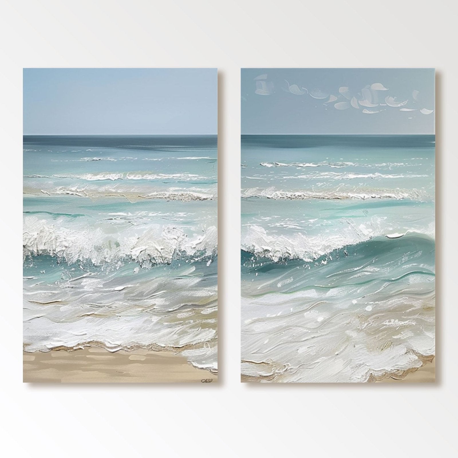 Plaster Painting "Lovers' Tide"