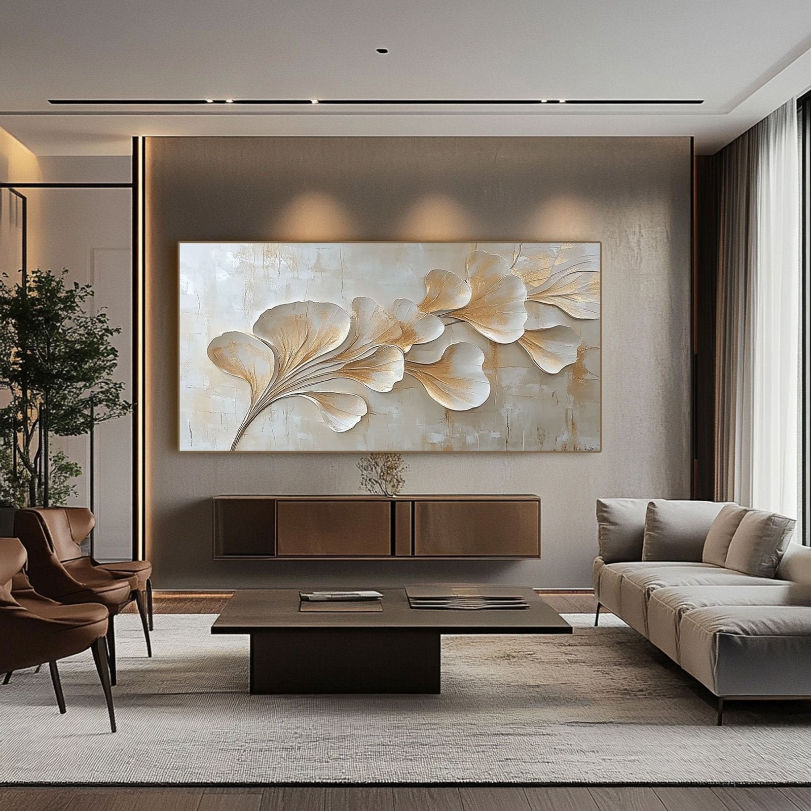 Plaster Painting "Nephele"