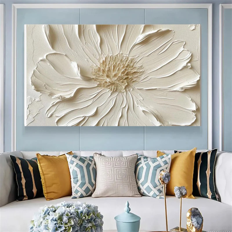 Plaster Painting "Pétalo Eterno”