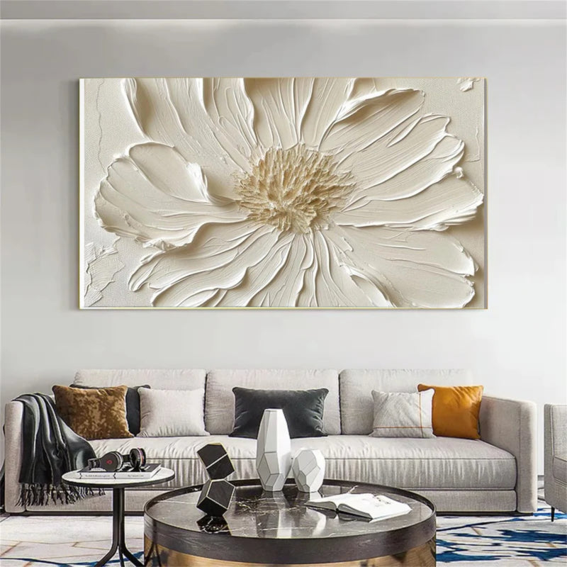 Plaster Painting "Pétalo Eterno”