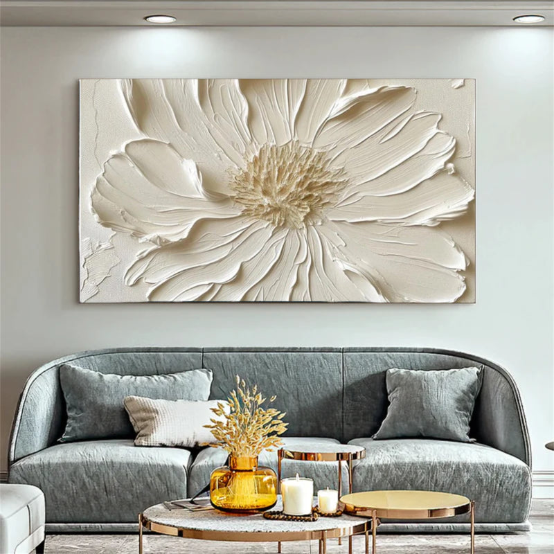 Plaster Painting "Pétalo Eterno”