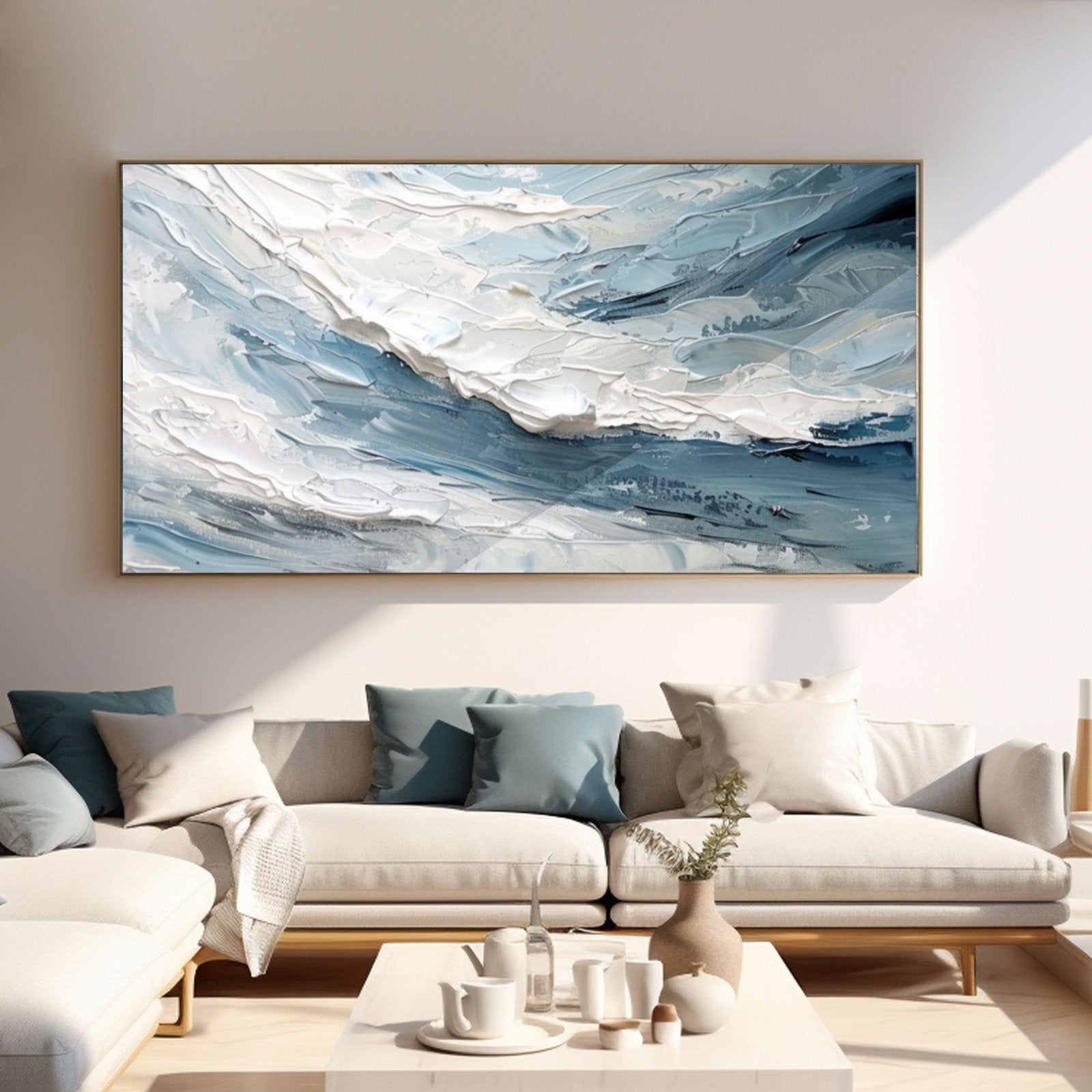 Plaster Painting "Serenity in Motion"