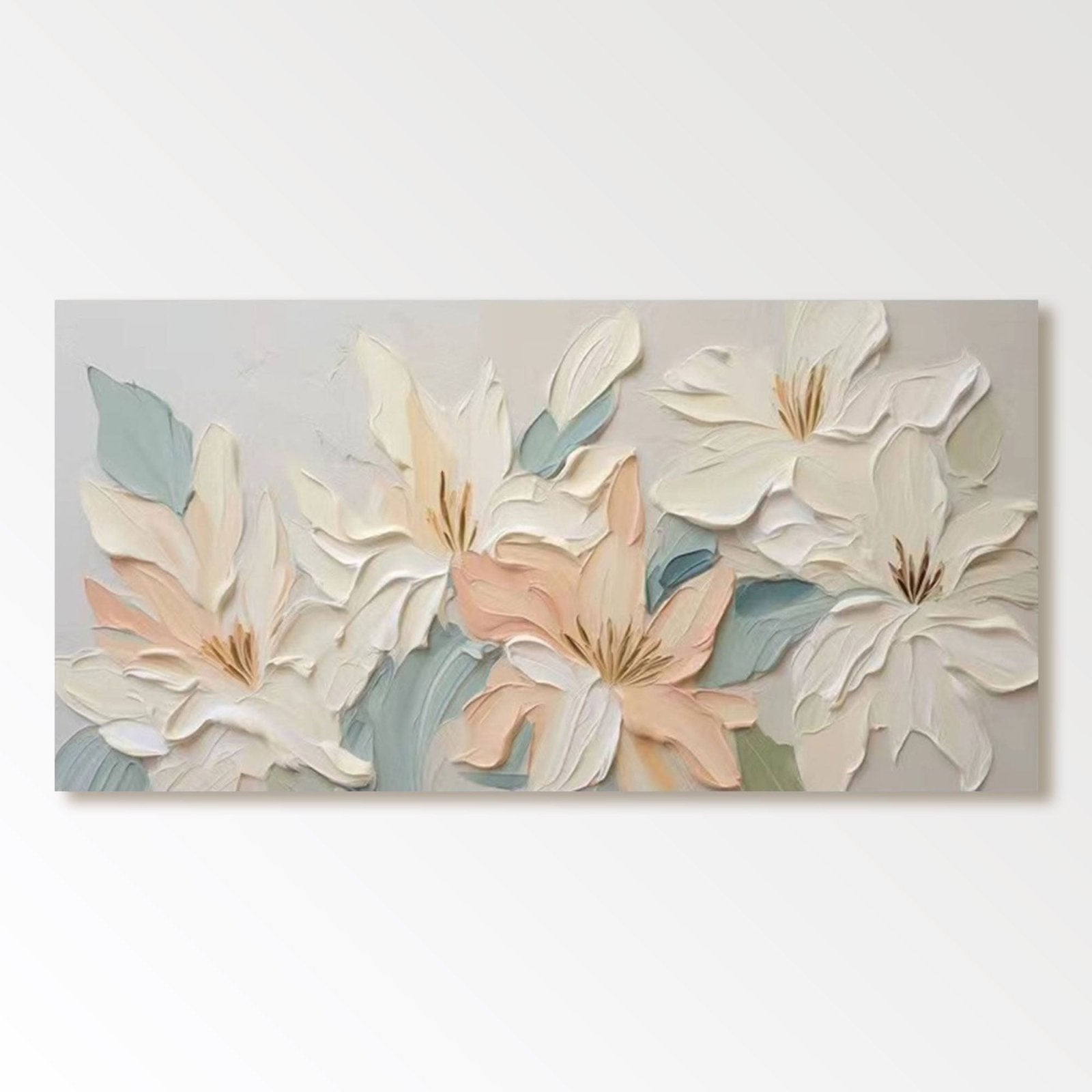 Plaster Painting "Spring's Gentle Awakening"