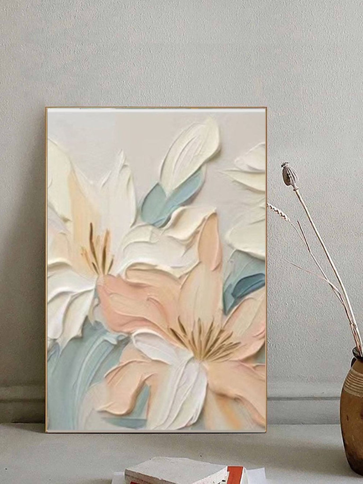 Plaster Painting "Spring's Gentle Awakening"