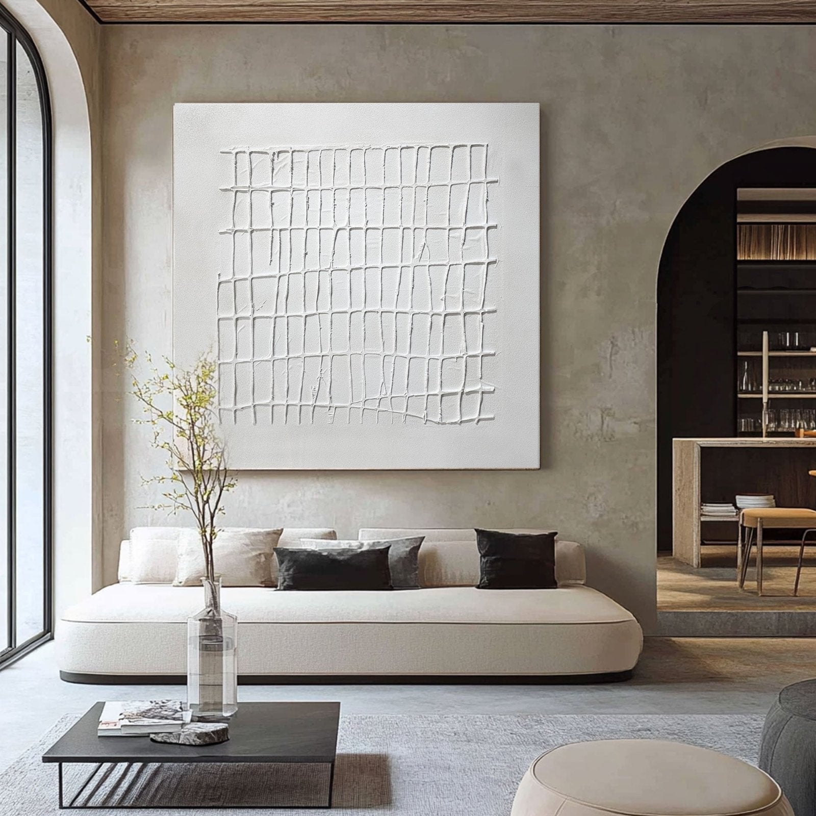 Wabi Sabi Painting "Interwoven Silence”