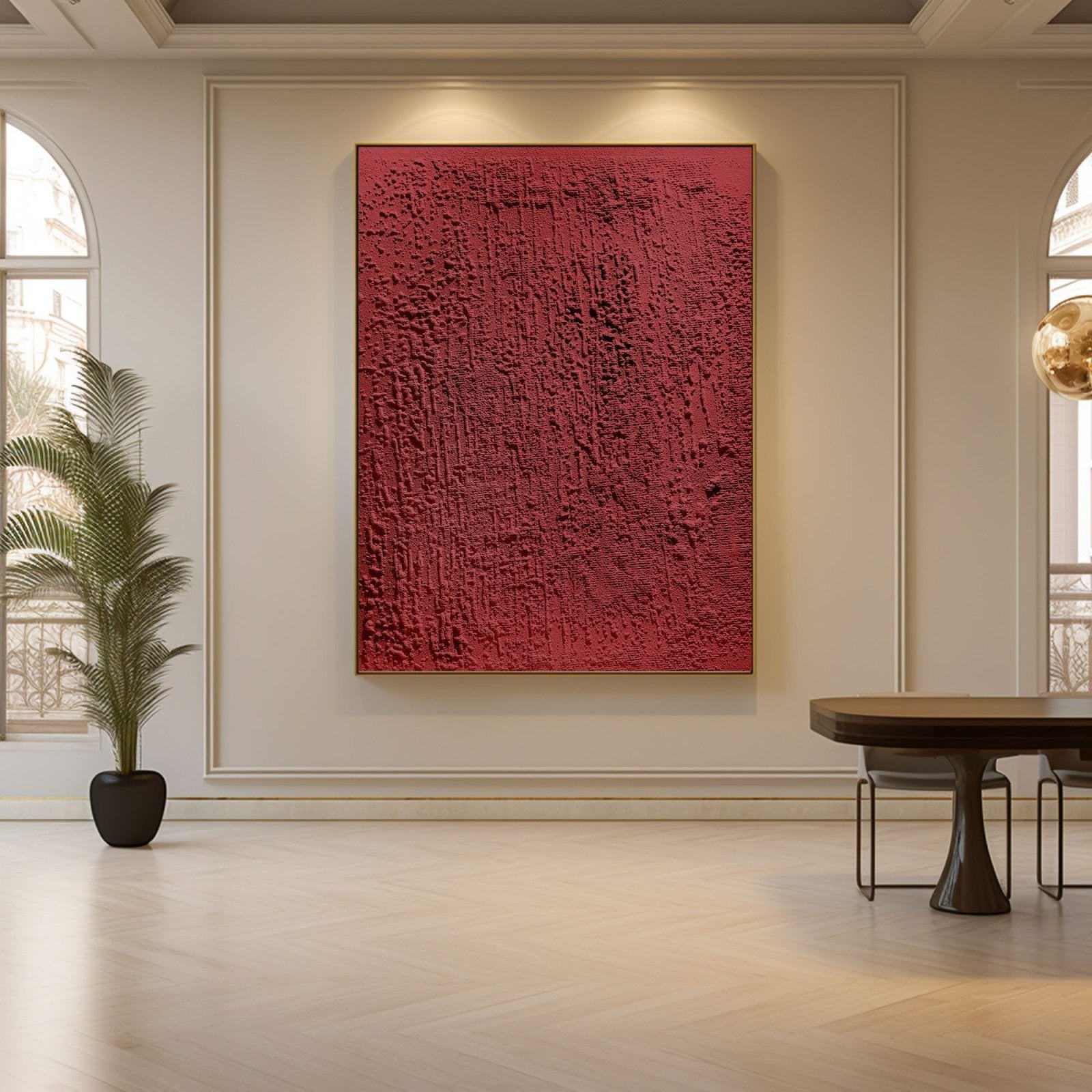 Wabi Sabi Painting "Feu Intérieur“