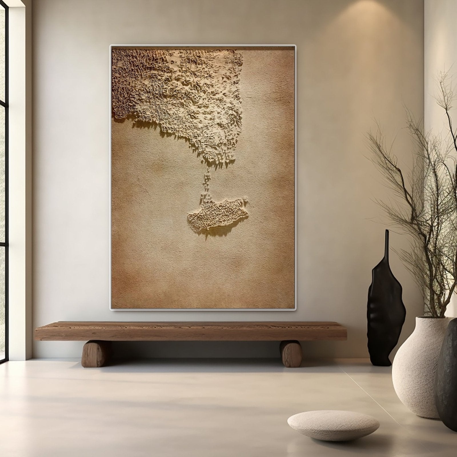Wabi Sabi Painting "Ombre Évanescente“