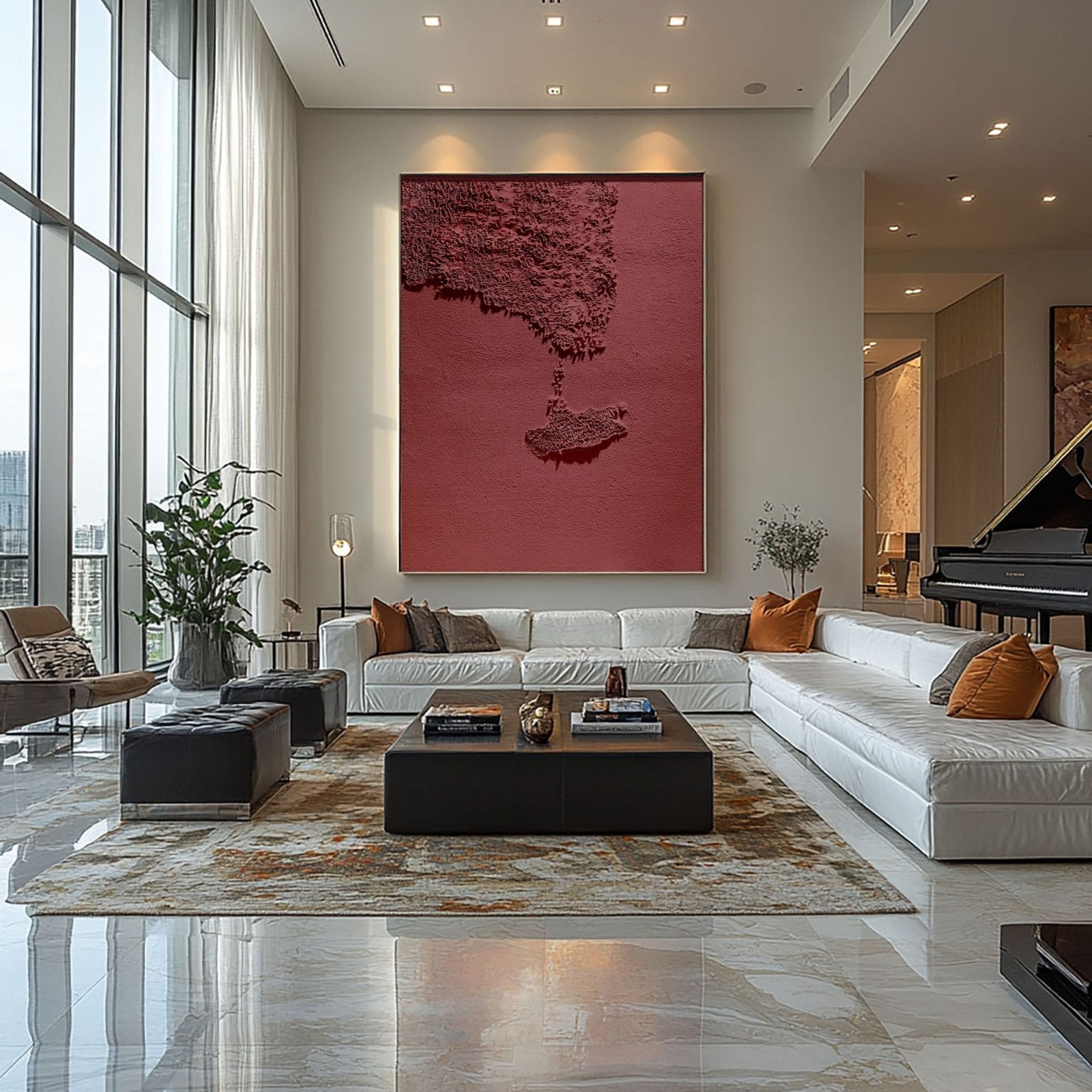 Wabi Sabi Painting "Ombre Persistante“