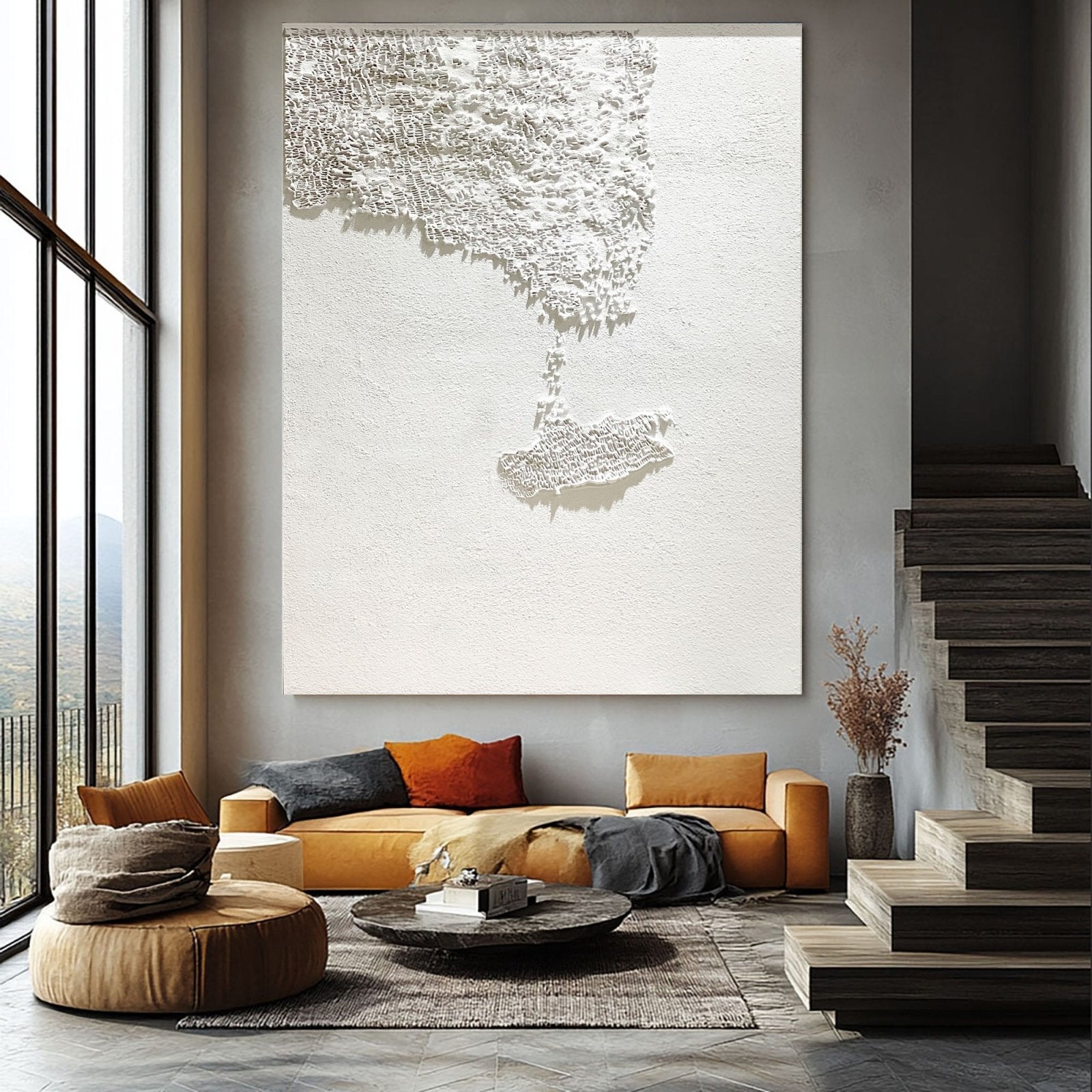 Wabi Sabi Painting "Verloren Stad“