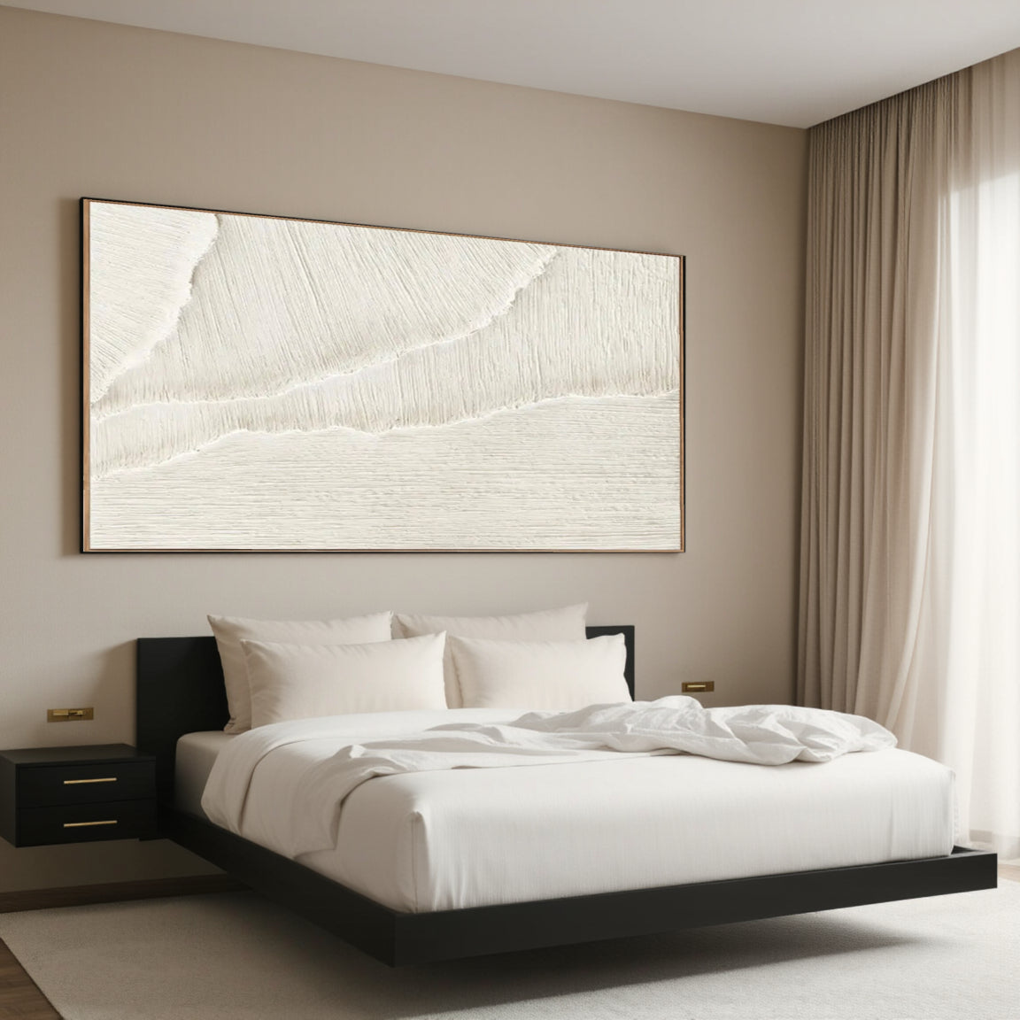 Plaster Art Minimalist Textured Painting #MM016