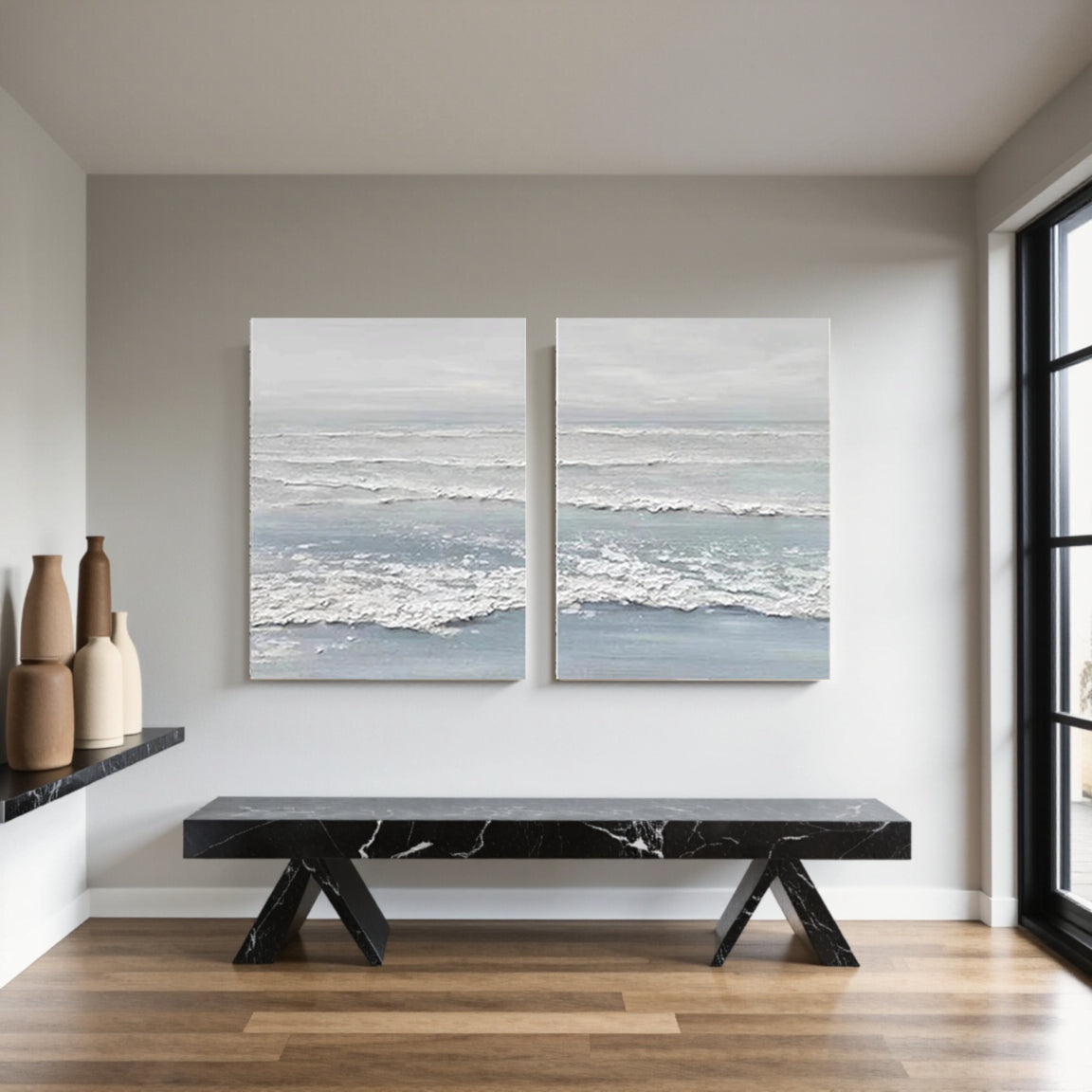 Ocean And Sky Painting Set of 2#OS 038
