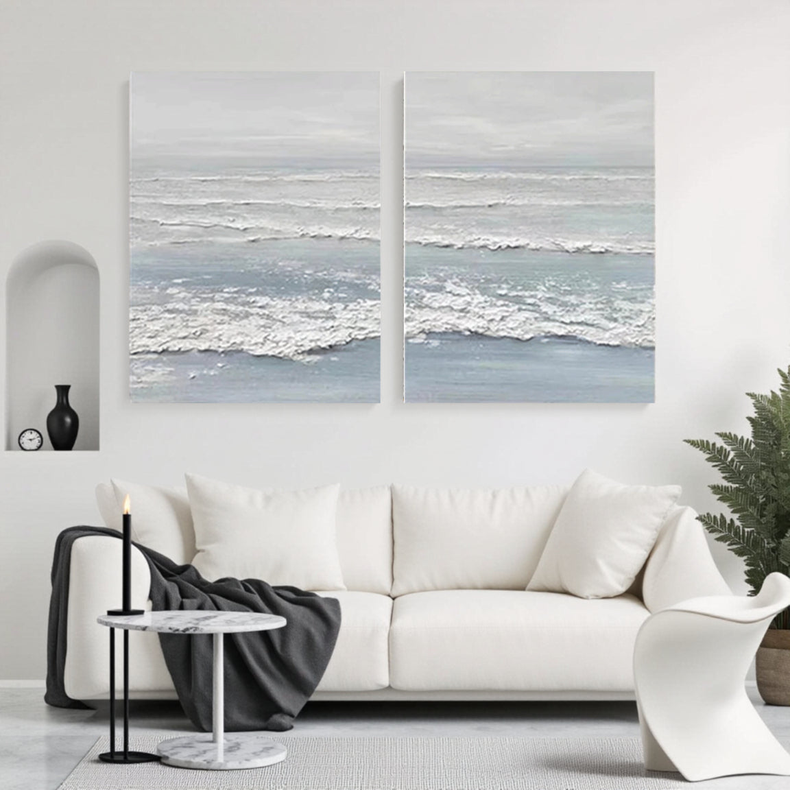 Ocean And Sky Painting Set of 2#OS 038
