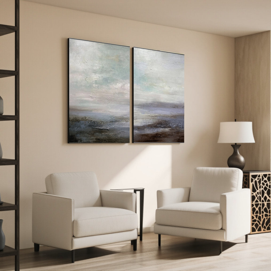 Ocean And Sky Painting Set of 2#OS 041