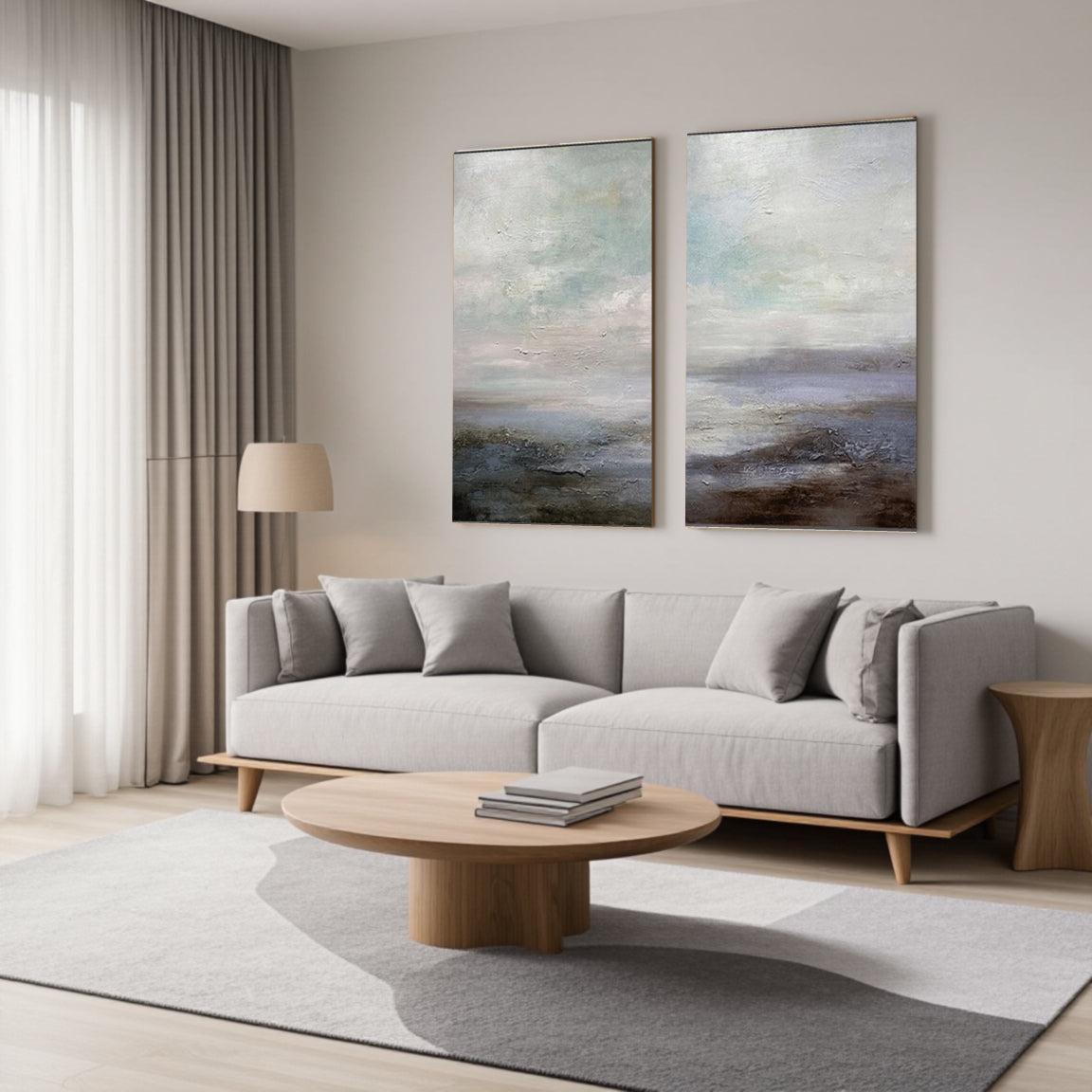 Ocean And Sky Painting Set of 2#OS 041