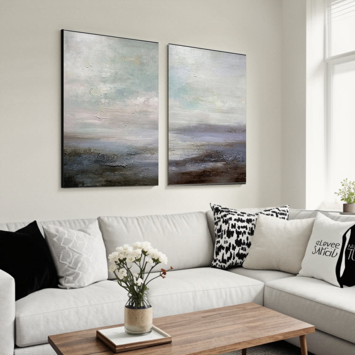 Ocean And Sky Painting Set of 2#OS 041