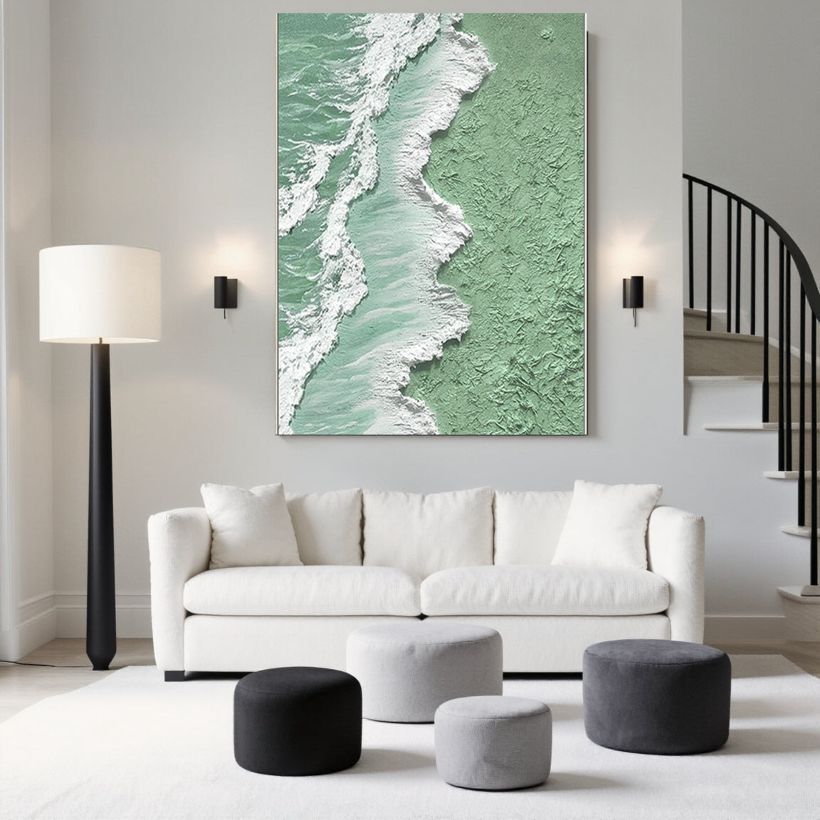 Ocean And Sky Painting #OS 034