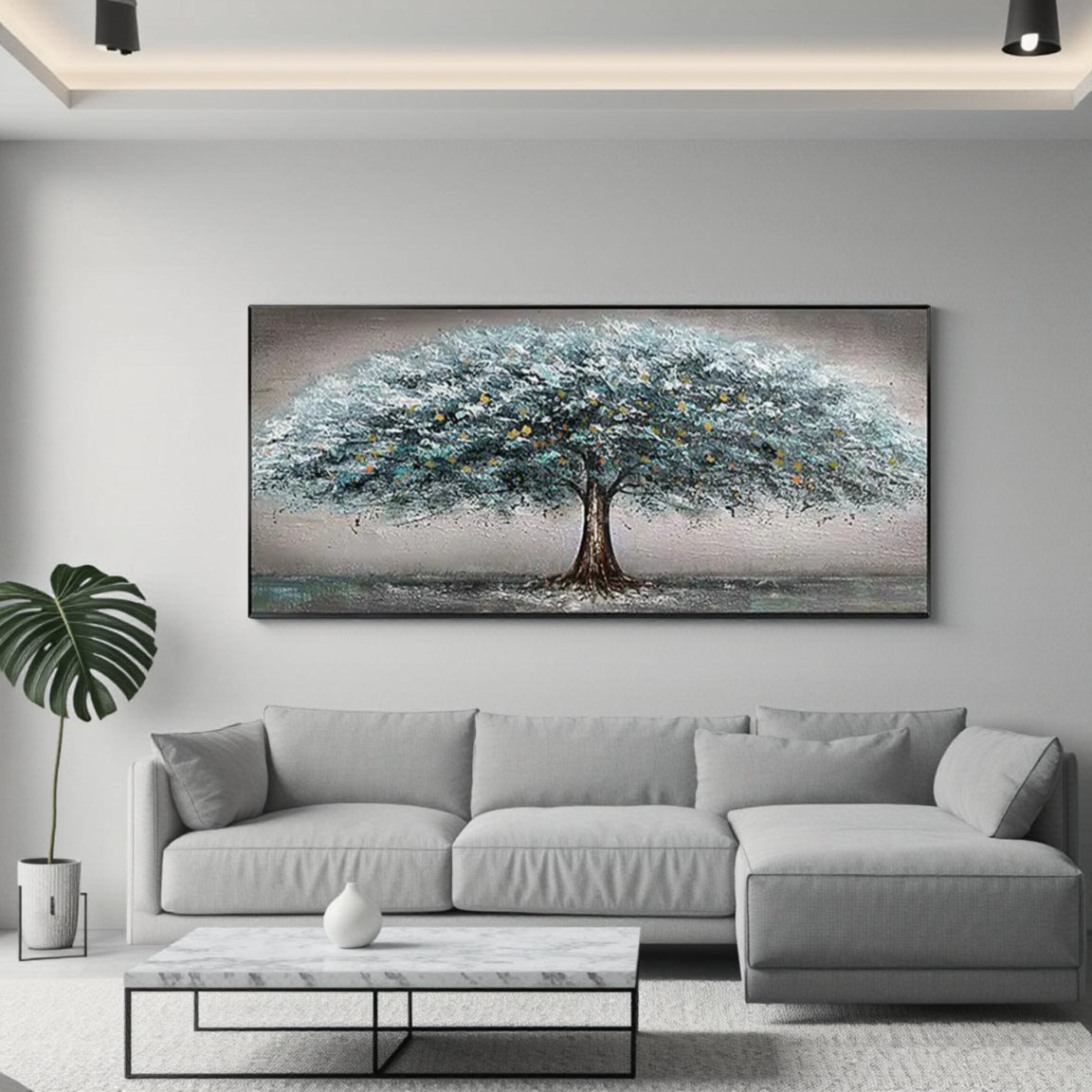 Flower And Tree Painting #FT 008