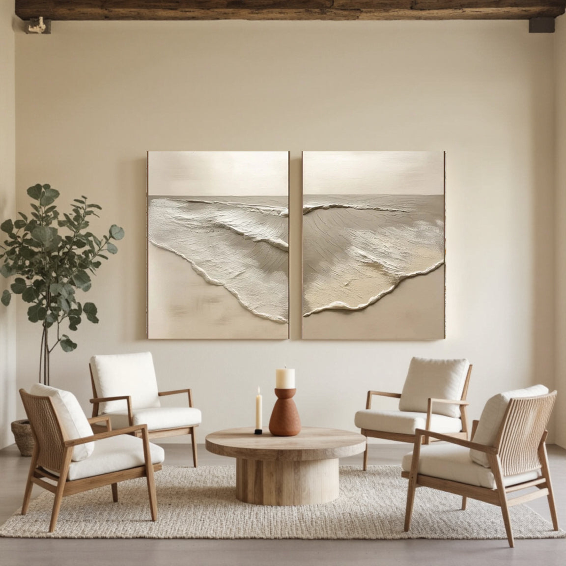 Ocean And Sky Painting Set of 2#OS 254