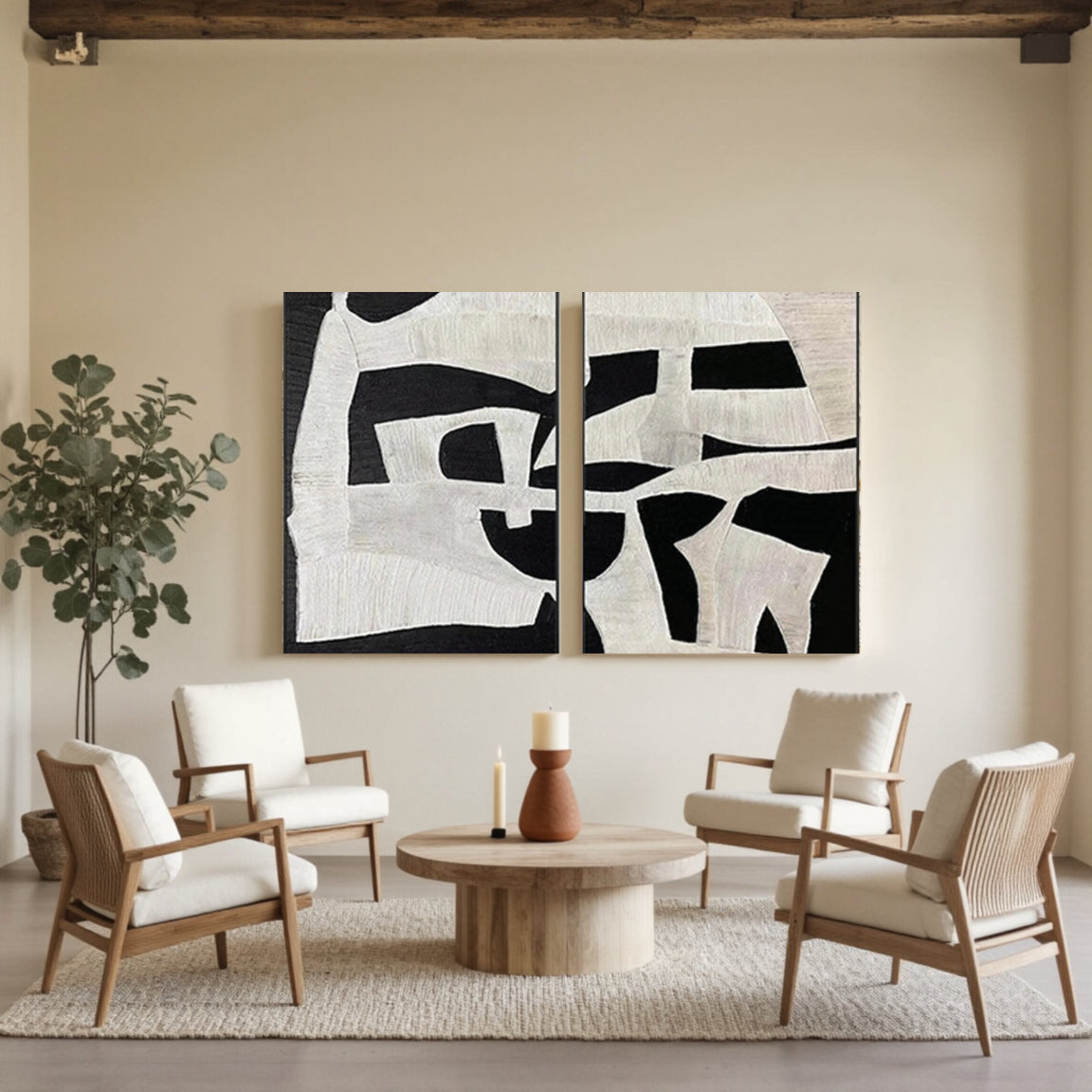 Abstract Tranquility Set of 2 #WS022