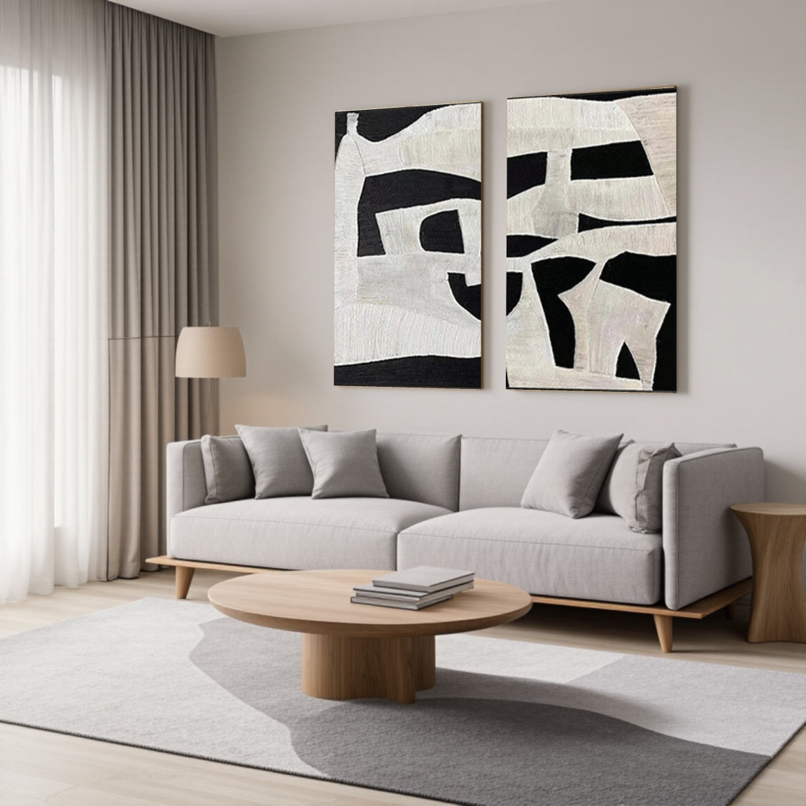 Abstract Tranquility Set of 2 #WS022