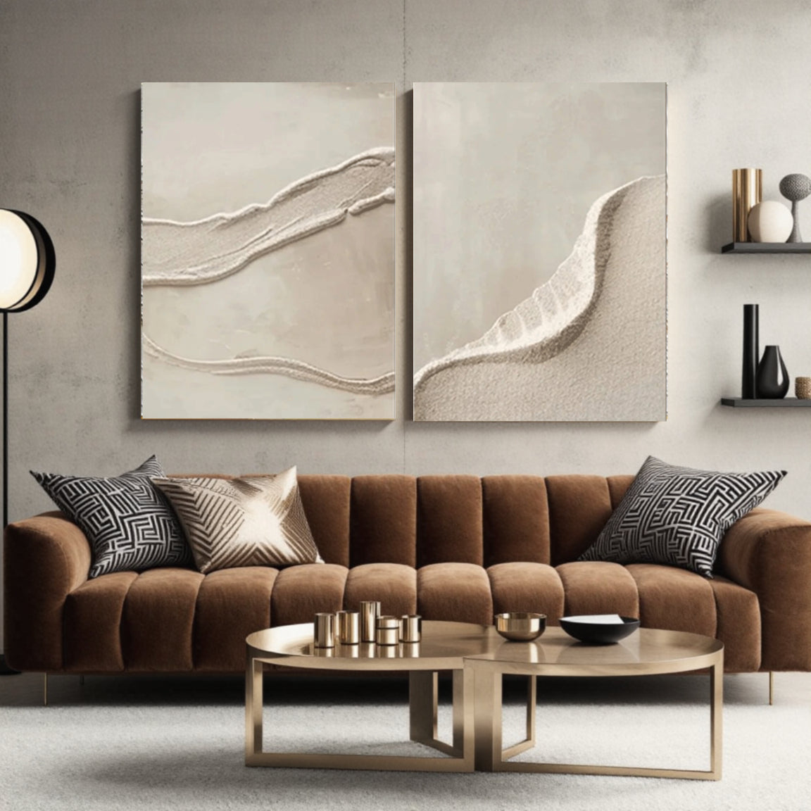 Ocean And Sky Painting Set of 2#OS 223