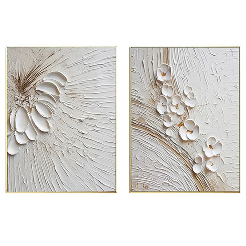 Flower And Tree Painting Set of 2 #FT 038