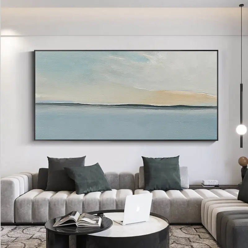 Black Minimalist Textured Painting Canvas Set of 2 #MZ028