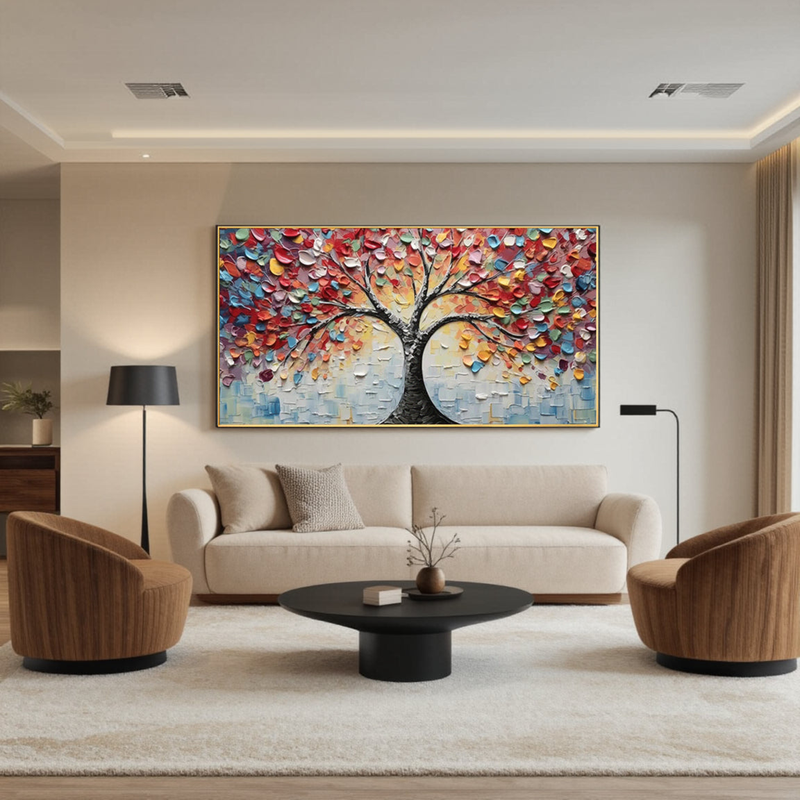 Flower And Tree Painting #FT 055