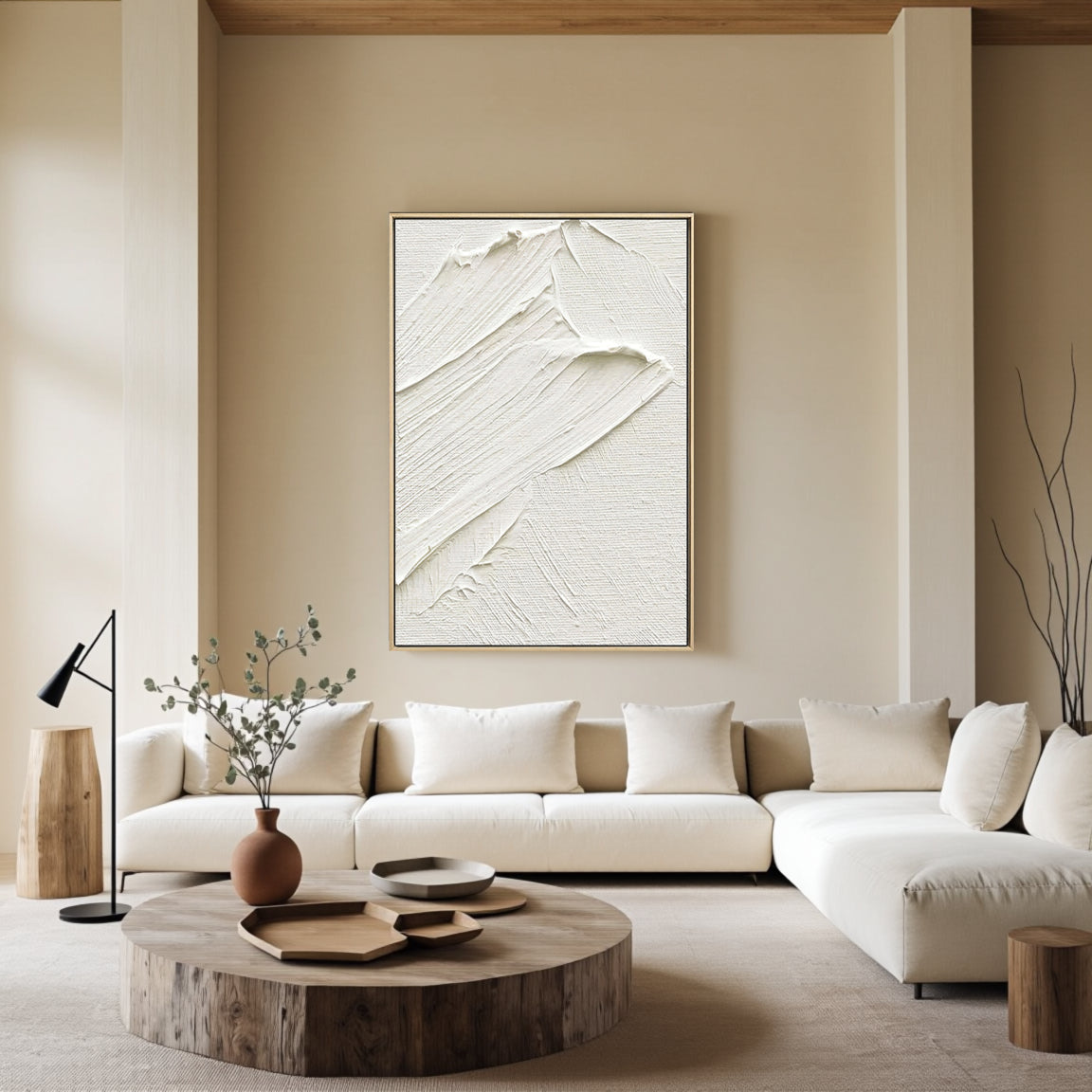 Plaster Art Minimalist Textured Painting #MM018