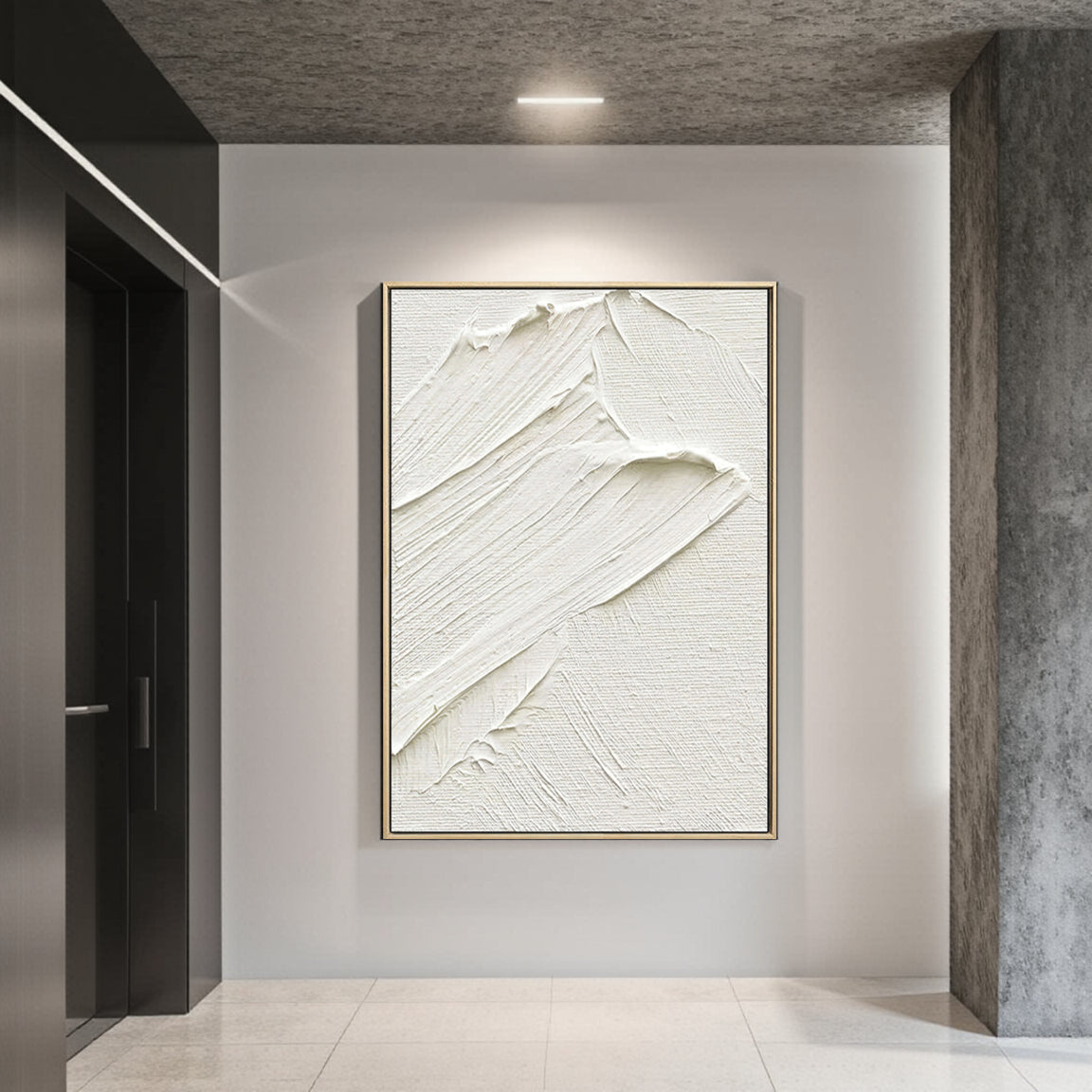 Plaster Art Minimalist Textured Painting #MM018