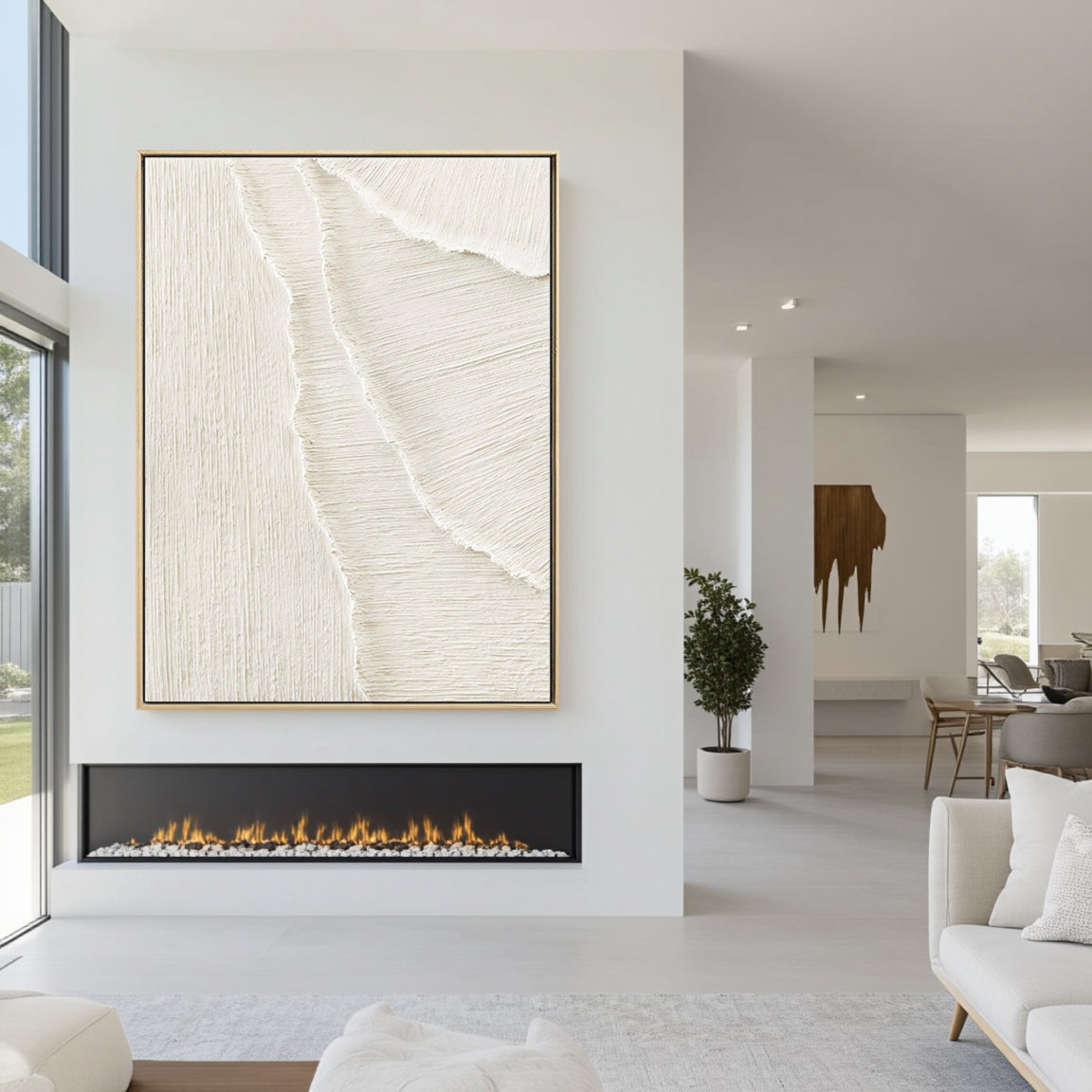 Plaster Art Minimalist Textured Painting #MM009