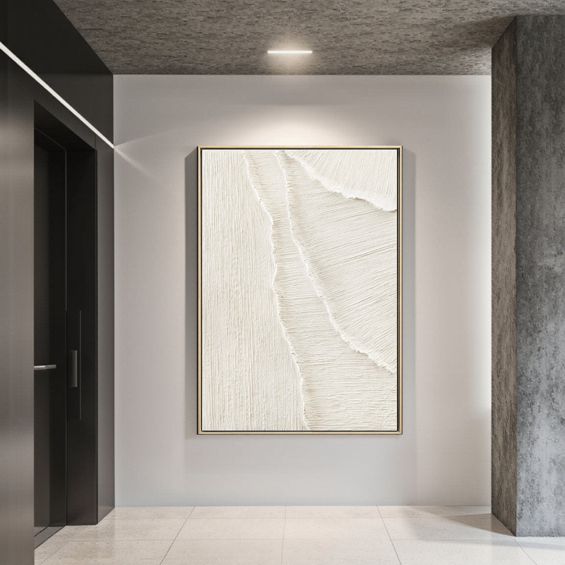 Plaster Art Minimalist Textured Painting #MM009