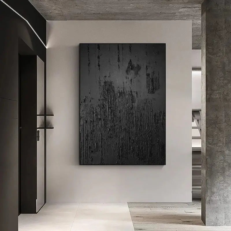 White Minimalist Textured Paintings Canvas Set of 2 #MM066