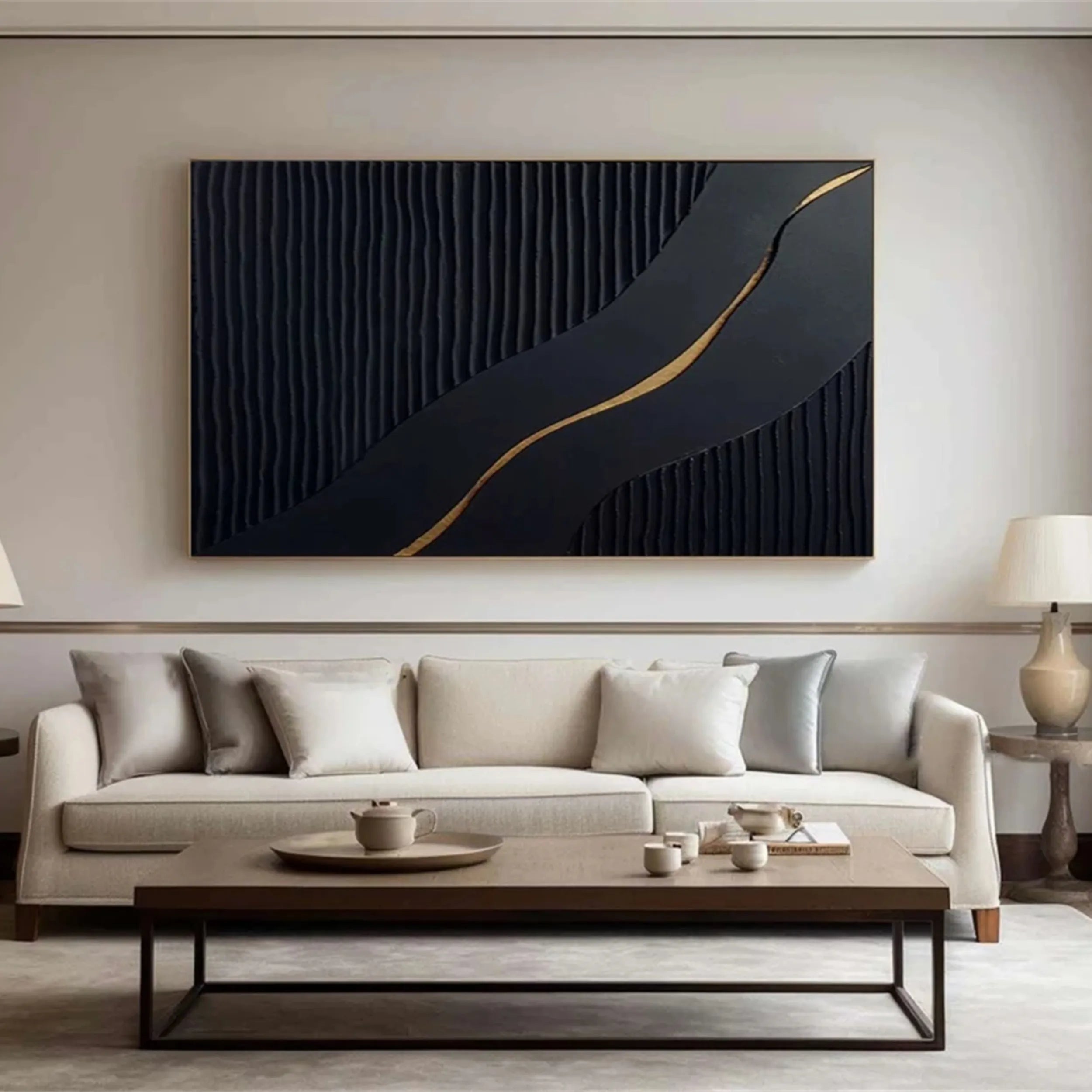 Plaster Art Minimalist Textured Painting #MM194