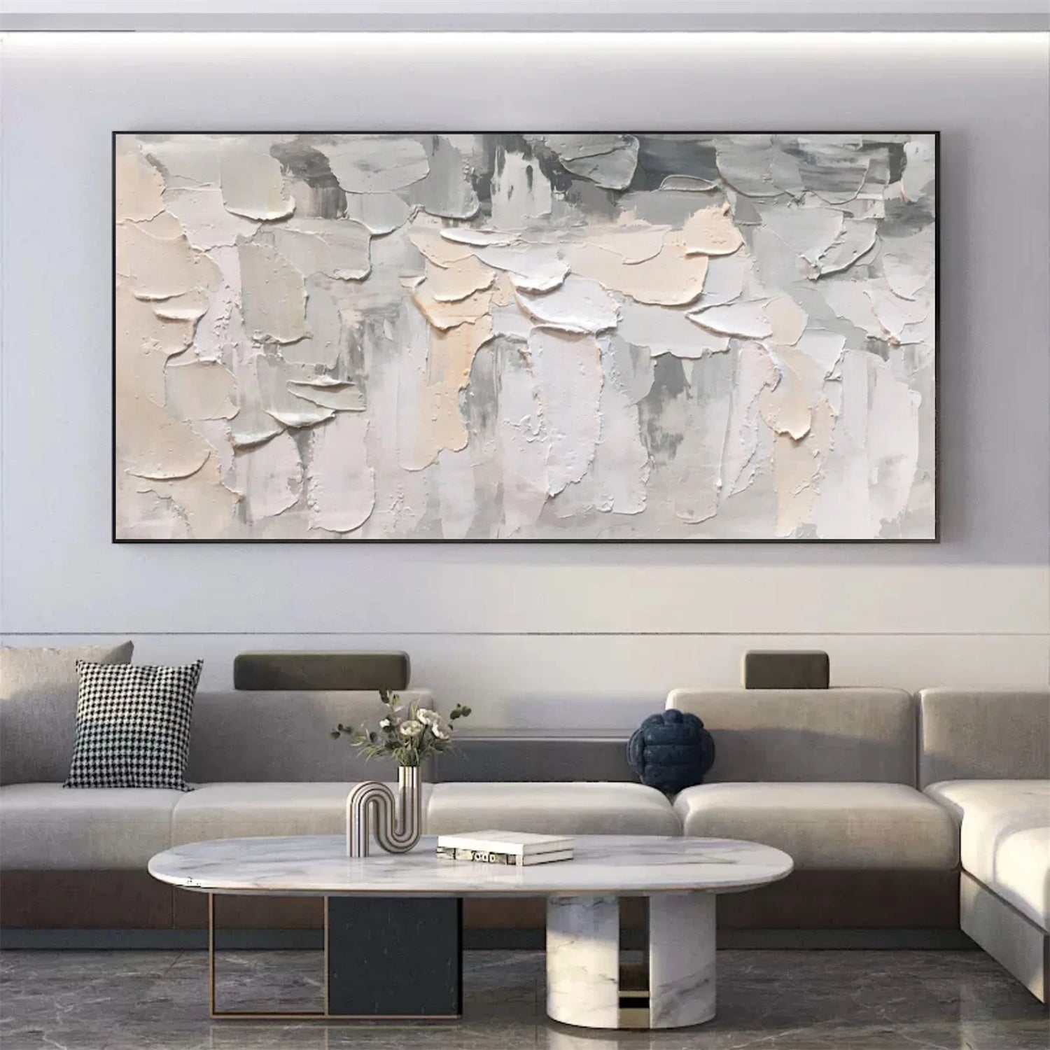 Plaster Art Minimalist Textured Painting #MM102