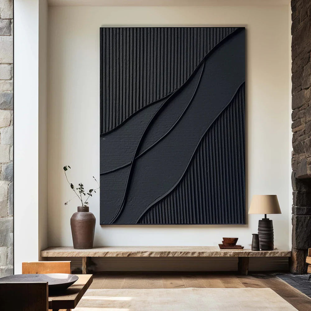 Plaster Art Minimalist Textured Painting #MM086