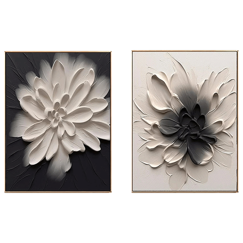 Flower And Tree Painting Set of 2 #FT 039