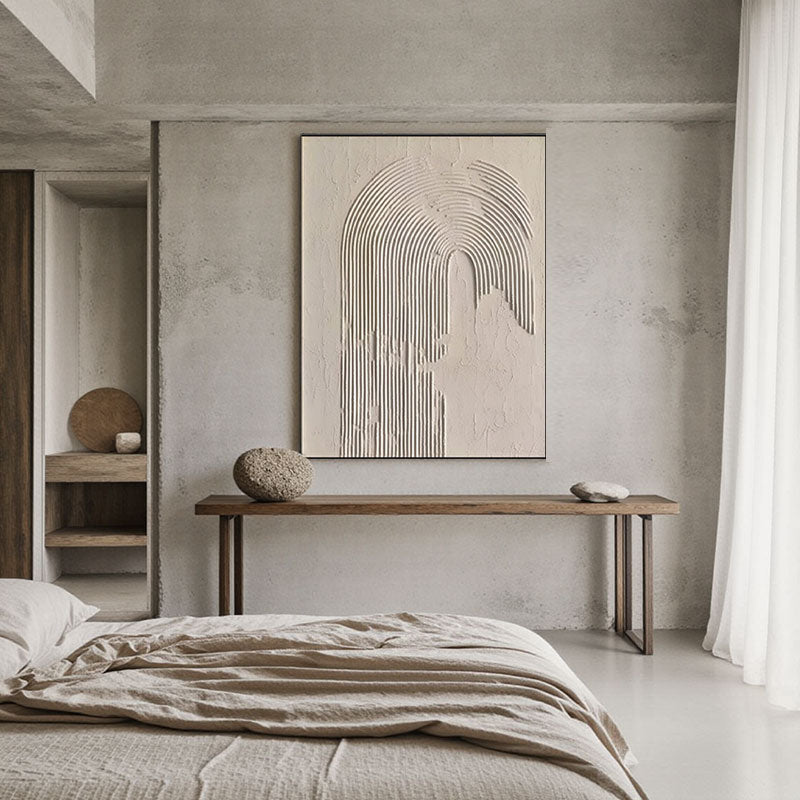 Beige & Brown Abstract #BB024