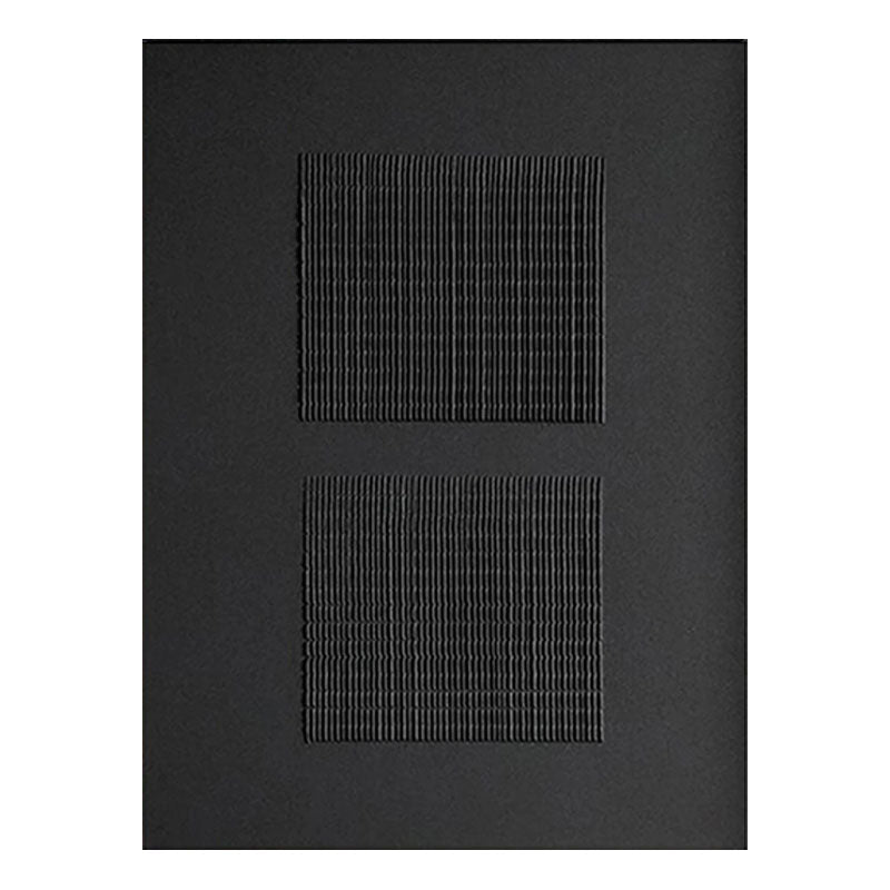 Black Minimalist Textured Painting Canvas #MZ012