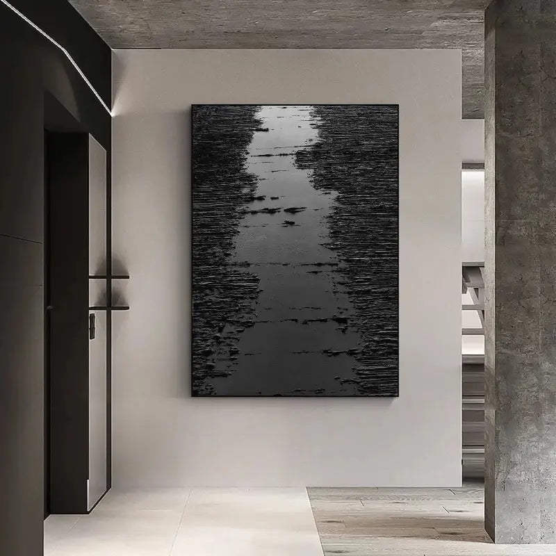 Plaster Art Minimalist Textured Paintings Set of 2 #MM057