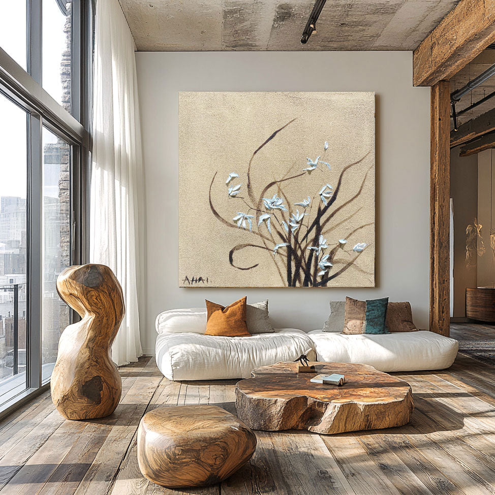 Abstract Painting "Växtens Elegans”