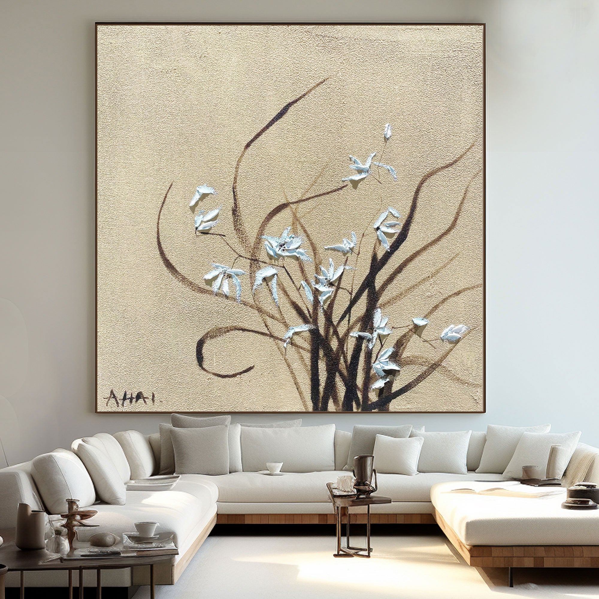 Abstract Painting "Växtens Elegans”