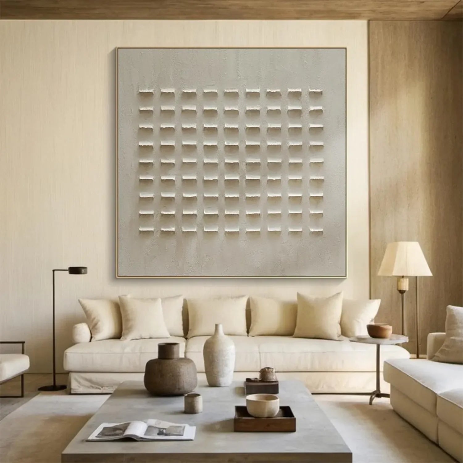 Beige & Brown Abstract #BB125