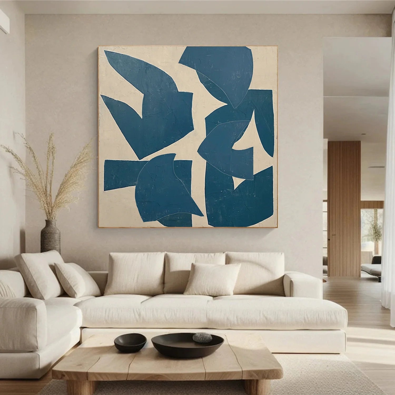 Black Minimalist Textured Painting #MZ143