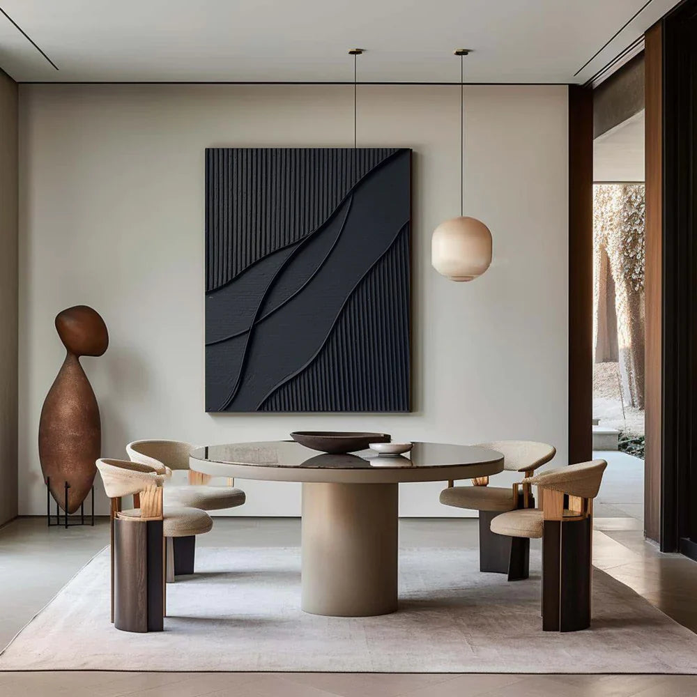 Plaster Art Minimalist Textured Painting #MM086