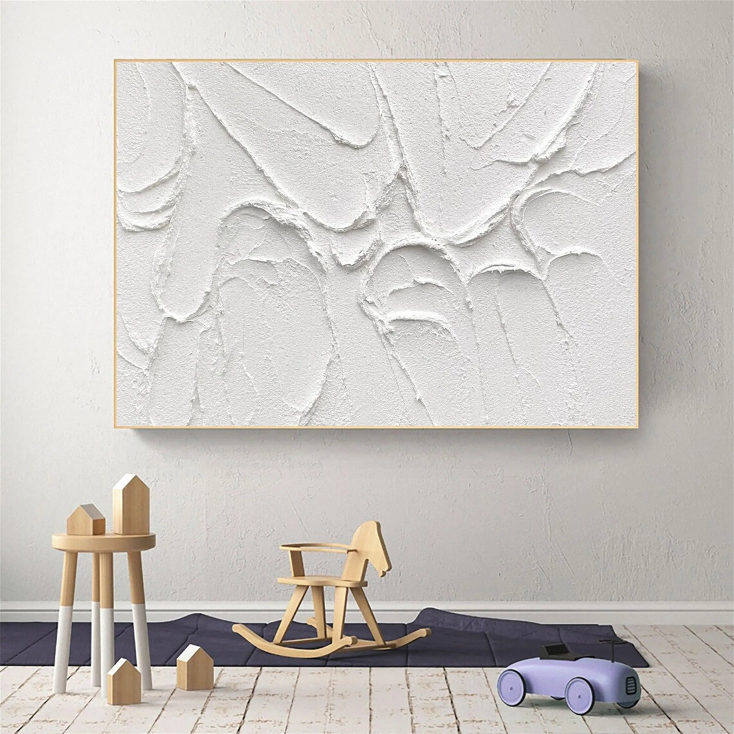 Plaster Art Minimalist Textured Painting #MM197