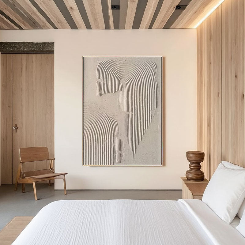 Beige & Brown Abstract #BB021