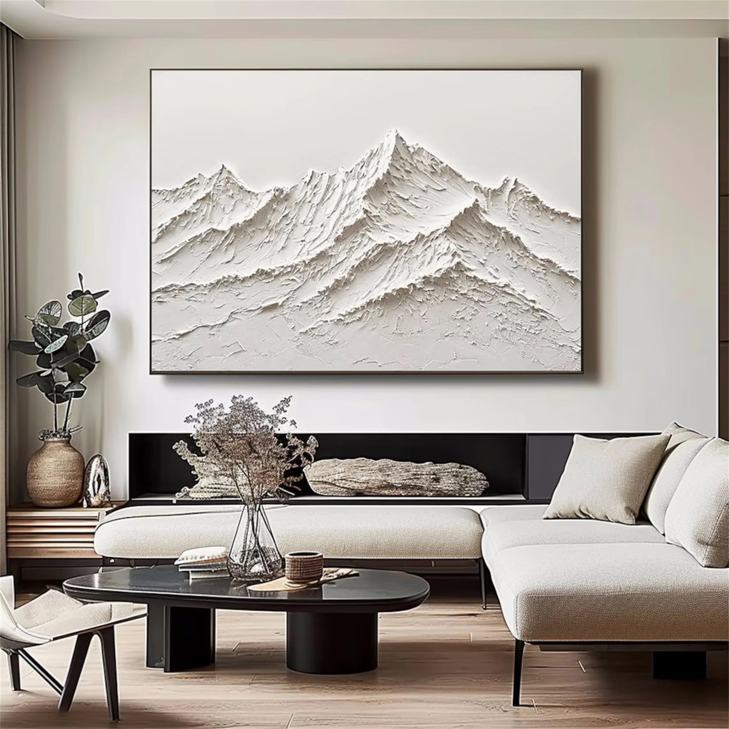 Plaster Art Minimalist Textured Painting #MM118