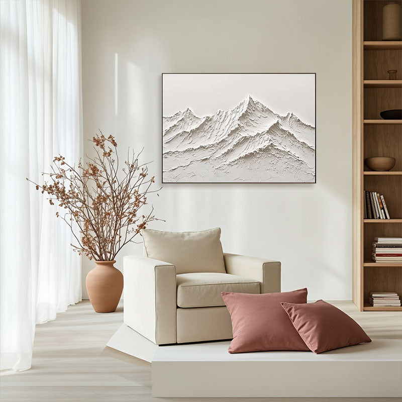 Plaster Art Minimalist Textured Painting #MM118
